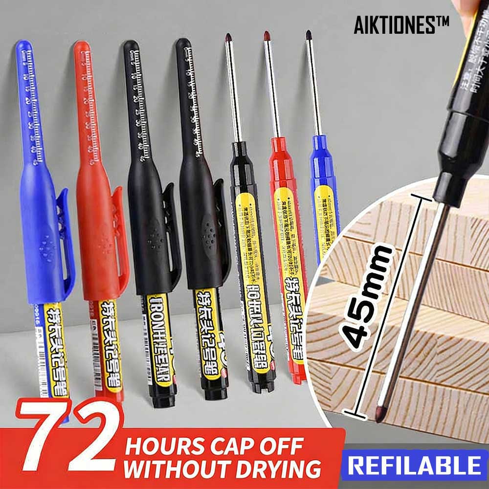 Whiteboard Marker Set - Marker z długą końcówką do głębokich