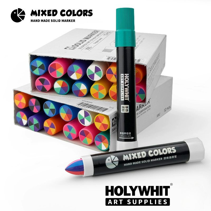 Whiteboard Marker Set - 1 szt. Mieszany Zestaw Pisaków Olejowych