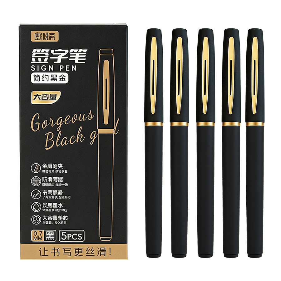 Stationery Supplies Business - 5 sztuk/opakowanie Długopis żelowy o dużej