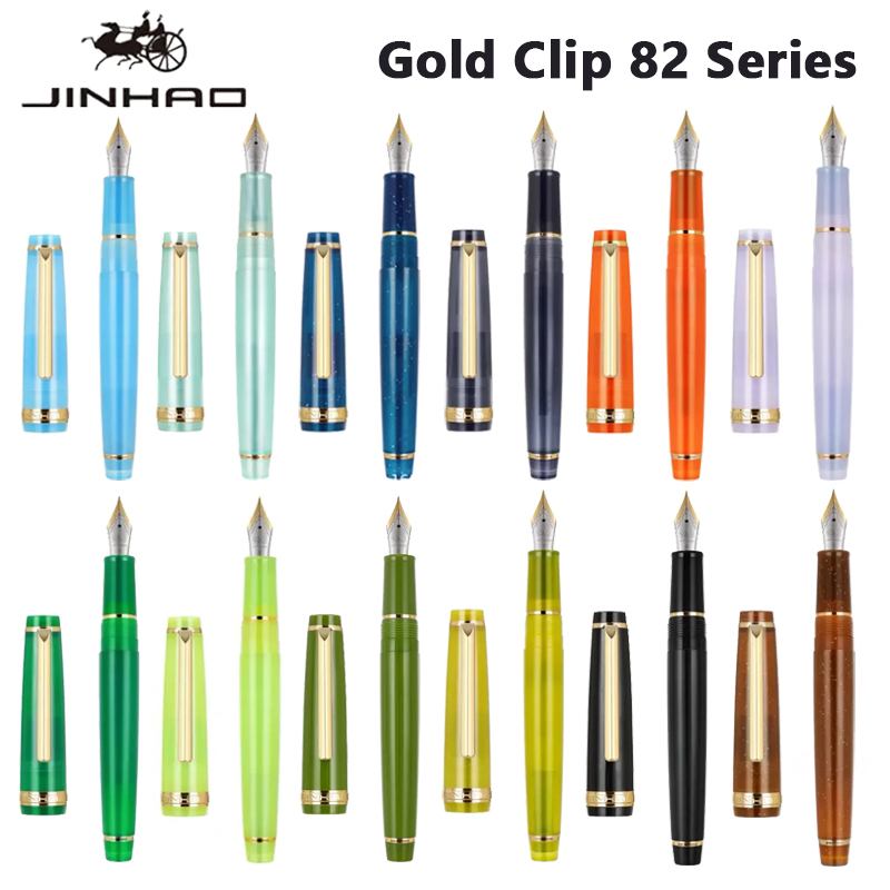 Stationery Supplies Business - Jinhao 82 pióro wieczne złoty klips
