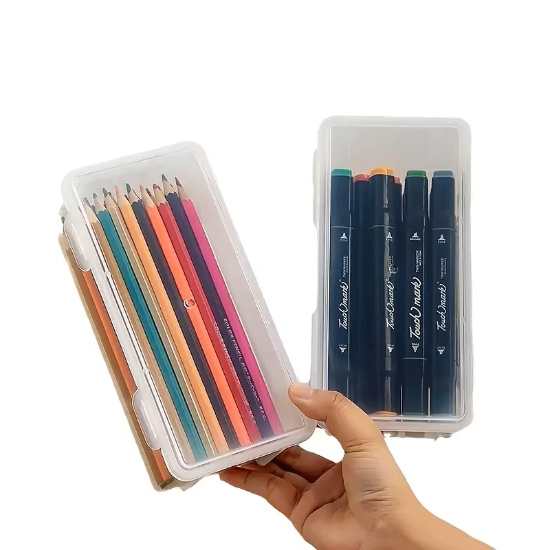 4 duże przezroczyste pudełka d – Stationery Office Supply Store recenzja i cena