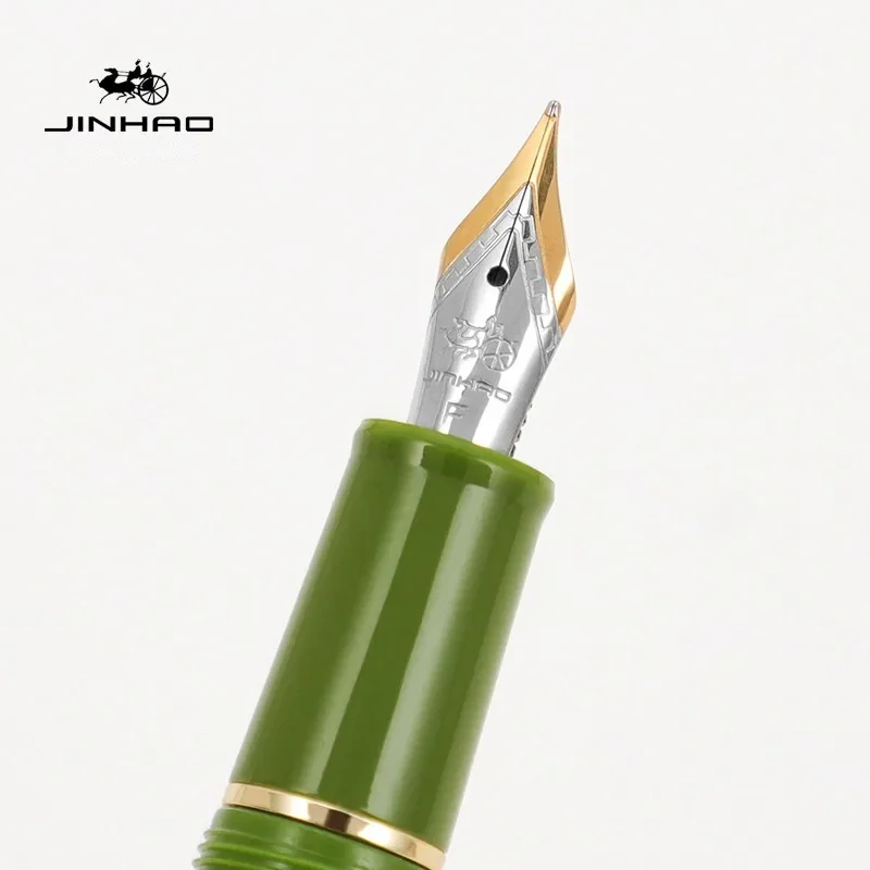 Jinhao 82 pióro wieczne złoty  – Stationery Supplies Business recenzja i cena